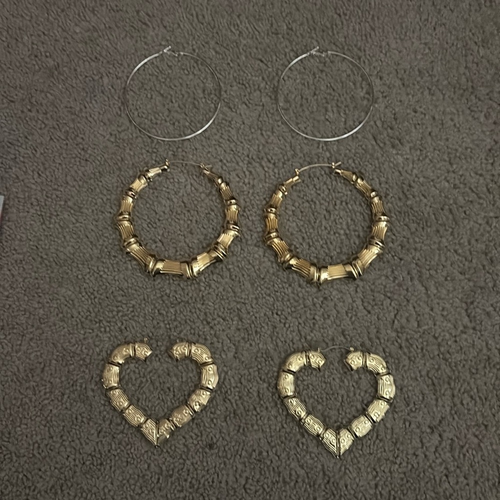 Dramatic Hoop Earrings Set